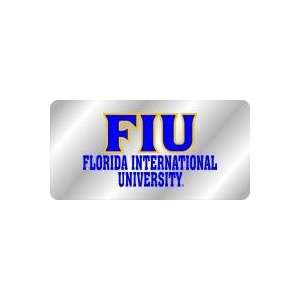  License Plate   ETCHED FIU FLORIDA INTERNATIONAL UNIVERSITY 