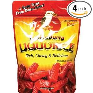 Kookaburra Licorice, Red, 10 Ounce Pouches (Pack of 4)  
