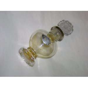    Vintage Ornate Perfume Bottle Large Miniature Glass Beauty