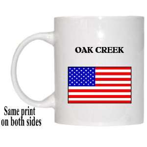  US Flag   Oak Creek, Wisconsin (WI) Mug 