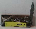 Case Cheetah knife w/smooth yellow scales