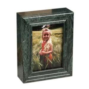  Green Marble Picture Frame Bookend Pair