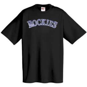  Colorado Rockies MLB Majestic ProStyle T Shirt: Sports 