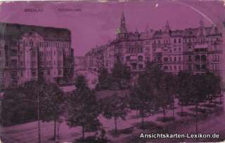 Breslau Höfchenplatz Wrocław śląskie Ansichtskarte 1913  