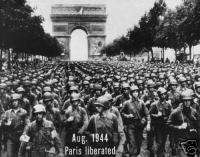 WWll Paris Liberated France US ARMY 28th Aug 1944  