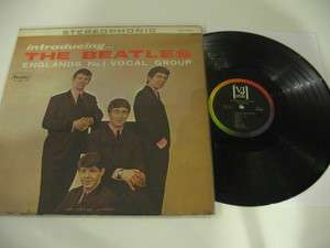 Beatles LP INTRODUCING THE BEATLES Version 2 STEREO (1B)  