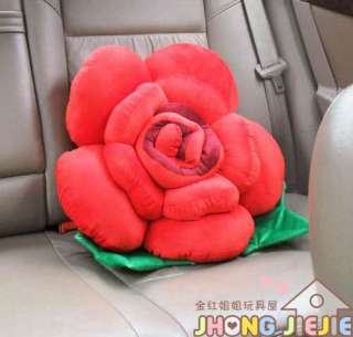 Charm Soft Rose Shape Cushion Pillow   22 best gift  