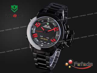 Weide XXXL Militär Armbanduhr Herren Analog Digital Uhr  