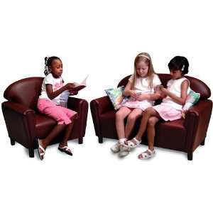  Vinyl School Age Furniture Chair   Port Burgundy