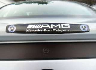 AMG Emblem Schriftzug Zeichen Logo Chrom Mercedes Spoiler MB KIT in 