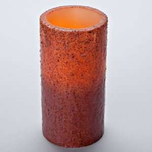 Gerson 36300 Wax Primitive Style Flameless LED Candle  Cinnamon  Case 