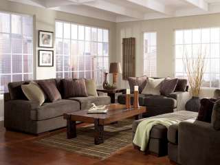 HERMAN   CONTEMPORARY CAFE MICROFIBER SOFA COUCH & LOVESEAT SET LIVING 