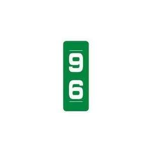  Smead TTS Color Coded Numeric Label   6   Green: Office 