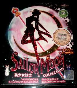 DVD Sailor Moon Sailormoon Vol. 1   200 End + 3 Movie  