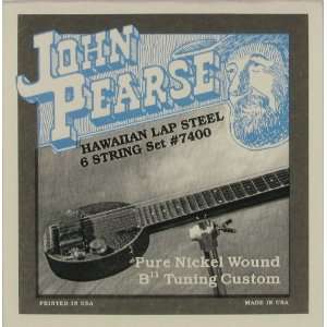  Pearse Hawaiian Six String Nickel Wound B11 Tuning, .015   .034, 7400