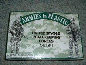 Armies in Plastic 1/32 54mm US Peacekeeing Forces Set 1  