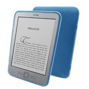   Kindle 6 Inch WIFI LCD Blue Soft Gel Skin Case Cover   2011 Version