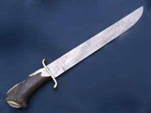 Custom Handmade damascus blade 22’’ bowie knife+sheath  