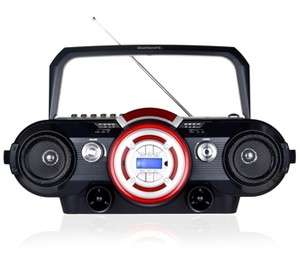   26U Radio Cassette with CD/USB/SD Player  Red Microphone Input  