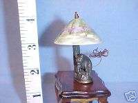 Ni Glo Table Lamp   Elec. 12V Bear Dollhouse Miniature  