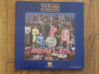  BEATLES on COMPACT DISC Sgt. Peppers HMV UK Ltd. Edition/Numbered CD 
