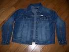 izod denim jean jacket size large chest from underarm to
