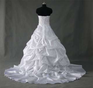 Brautkleid Hochzeitskleid 971 Weiß o.Creme/Gr.34 bis 54  