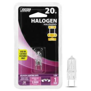 Feit Electric 20 Watt G8.6 Base Halogen Light Bulb BPQ20/8.6 at The 