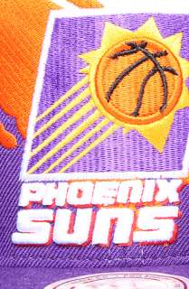 Mitchell & Ness The Phoenix Suns Paintbrush Snapback Hat in Purple 