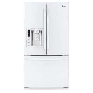 LG Electronics 24.7 Cu. Ft. French Door Refrigerator in White 