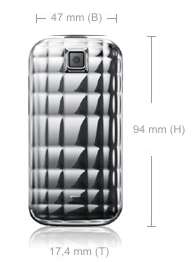Samsung Glamour S5150 Handy metallic silver  Elektronik