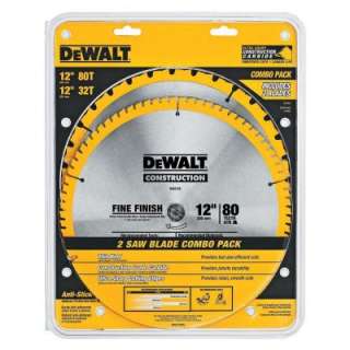 DEWALT 12 In. Circular Saw Blades Assortment 2 Pack DW3128P5 at The 