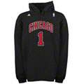 Derrick Rose Chicago Bulls adidas Black Player Name & Number Hooded 