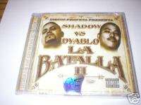 Chicano Rap CD La Batalla II   Dyablo Vs. Shadow rare 640014432529 