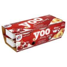Yoo Fruity Thing Cherry / Peach And Apricot 6X175g   Groceries   Tesco 
