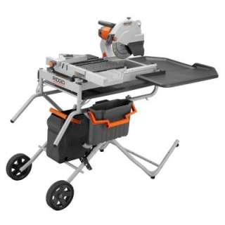 RIDGID 10 in. Portable Tile Saw with Laser R4010TR 