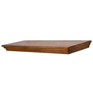 Wallscapes 24 In. X 8 In. Floating Pecan Wood Shelf HWRP824 at The 