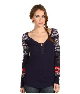 We The Free People Cabin Fever Thermal Top S M L $88  