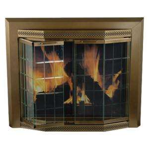 Grandior Bay 33 In. Glass Door Large Fireplace GR 7202 at The Home 