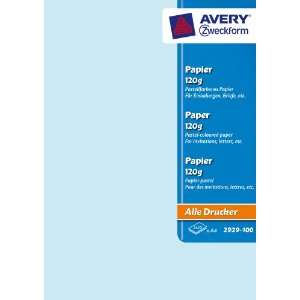 Avery Zweckform 2929 100 Papier 5 Farben pastell A4 120g 100 Blatt 
