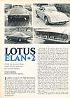 1968 Lotus Elan plus 2 Coupe Classic Article A4 B