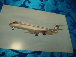 CONTINENTAL AIRLINES DC 9 Postcard McDonnell Douglas  