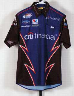Ricky Stenhouse Citi Financial NASCAR Race Used Pit Crew Shirt Size L 