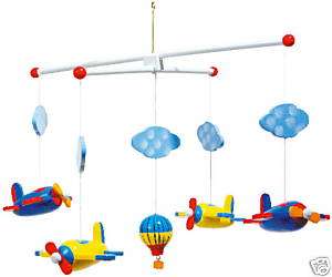 Baby Mobile Spielzeug ab 3 Monate Flugzeuge & Ballon  