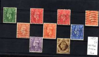 Postage Revenue 1937 / 39 schöne Briefmarken aus Sammlung SELTEN in 
