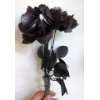 Künstlicher schwarzer Blumenstrauß (Gothic / Bouquet)