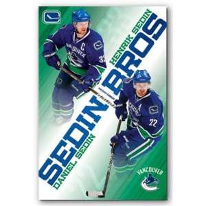 NHL Poster Sedin Brothers 11 # Vancouver Canucks  Küche 