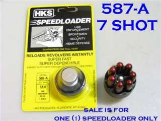 HKS 587 A Speed Loader S&W 38/357 L Frame 686 7 Shot  