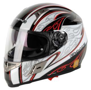 Nitro GMac Blaze Motorbike Motorcycle Crash Helmet  