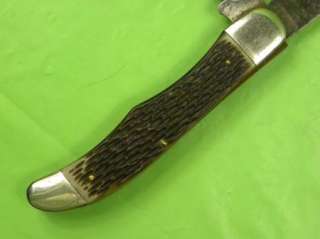 SCHRADE WALDEN USA 225H Huge Folding Pocket Knife  